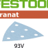 Шлифовальные листы Festool Granat STF V93/6 P60 GR/50 497391