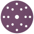 Шлифовальный диск Р60  HANKO PURPLE PAPER PP627 (150 мм, 15 отверстий) 