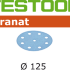 Шлифовальные круги Festool Granat STF D125/8 P180 GR/100 497171