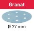 Шлифовальные круги Festool Granat STF D77/6 P400 GR/50 497412