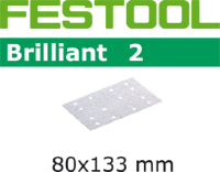 Шлифовальные листы Festool Brilliant 2 STF 80x133 P180 BR2/100 492854