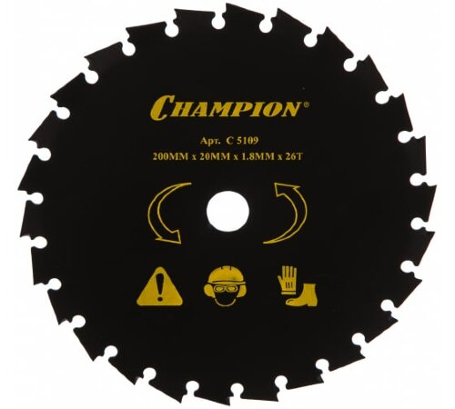 Нож с долотообразными зубцами (200х20 мм) Champion (C5109)    