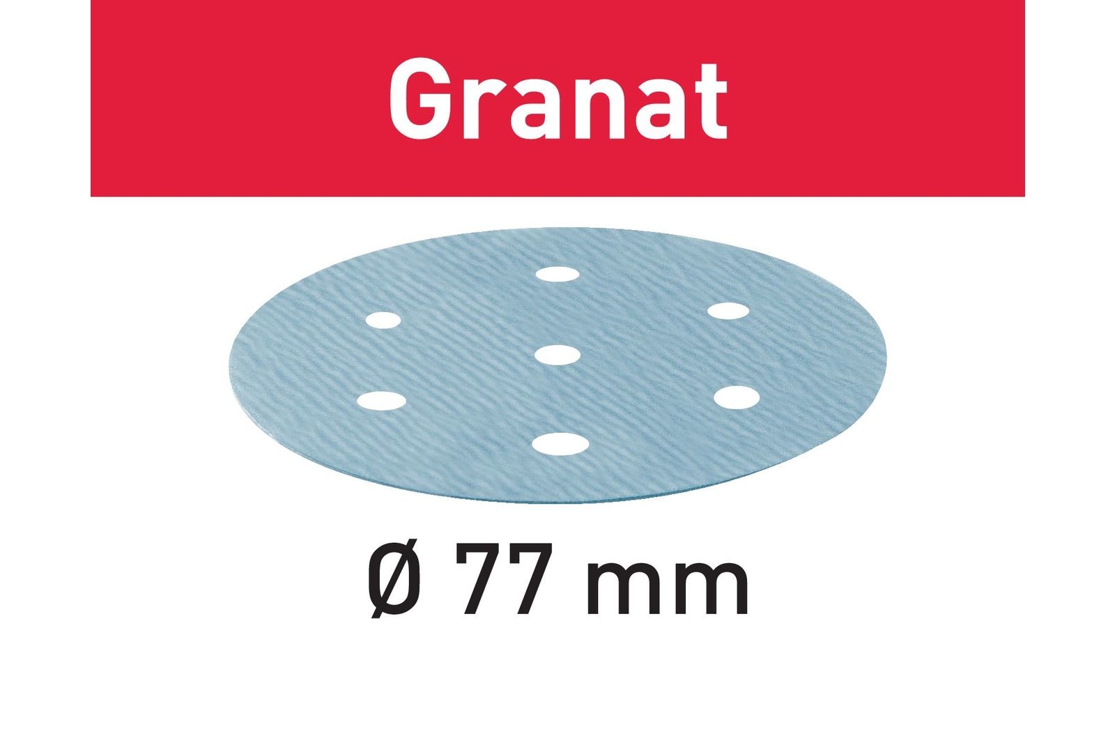 Шлифовальные круги Festool 77 мм Granat