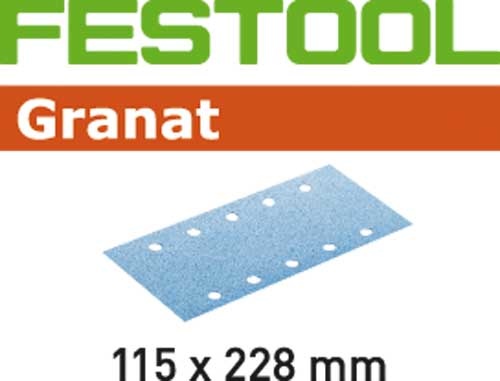 Шлифовальные листы Festool 115x228 Granat