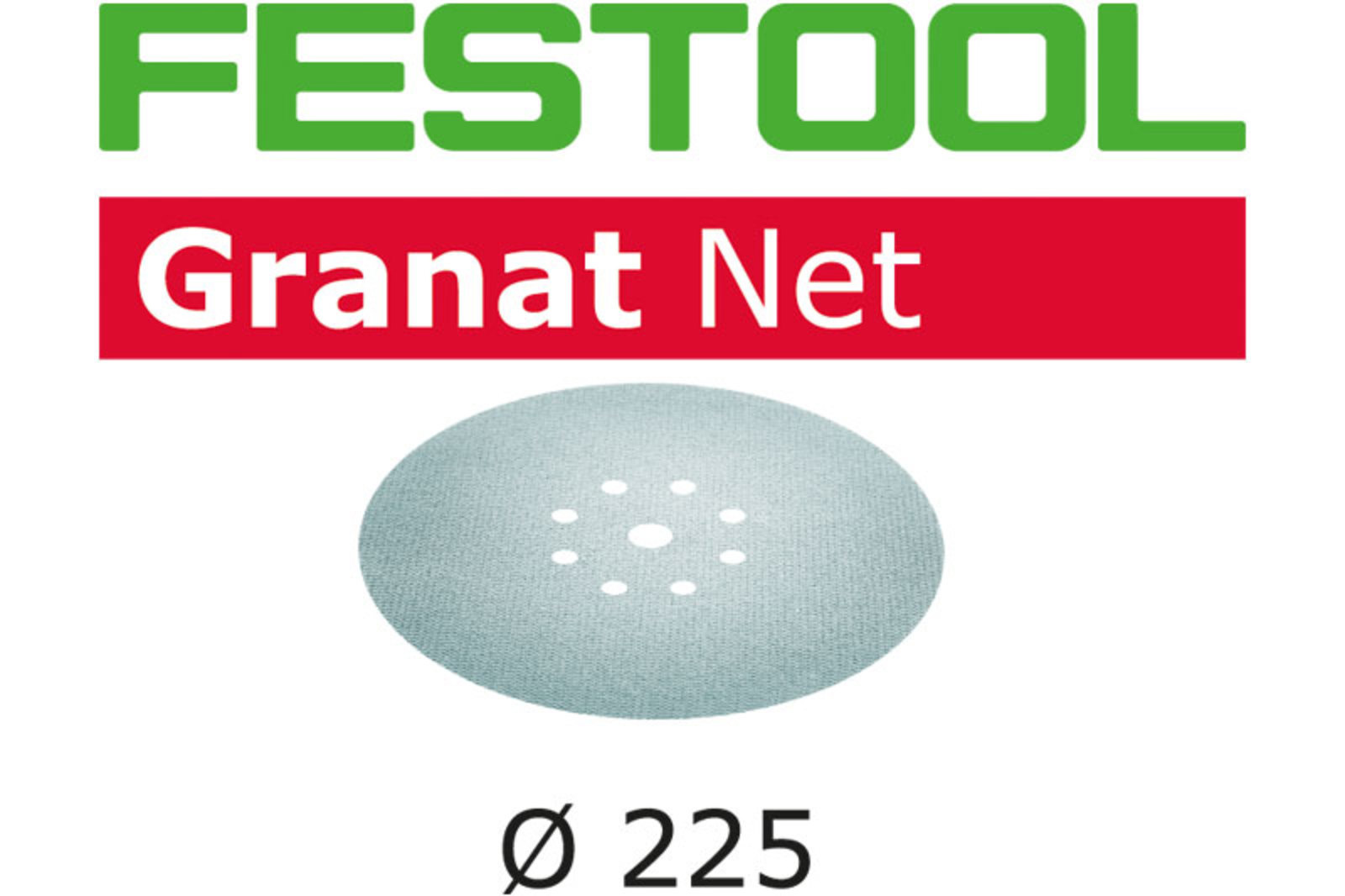 Шлифовальные материал на сетчатой основе Festool Granat Net D225 (СЕТКА)