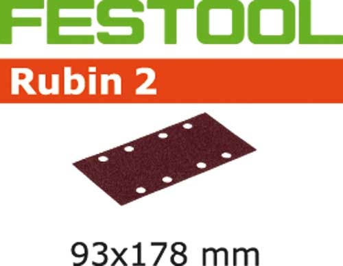 Шлифовальный материал Festool Rubin 2 93x178