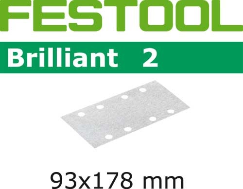 Шлифовальный материал Festool Brilliant 2 93x178 снято с производства