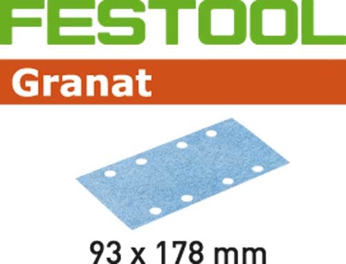Шлифовальные листы Festool Granat 93X178