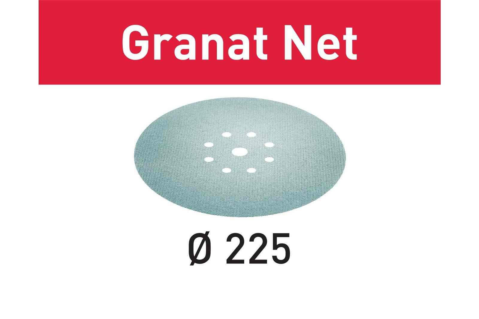 Шлифовальные круги на сетчатой основе Festool Granat Net D225
