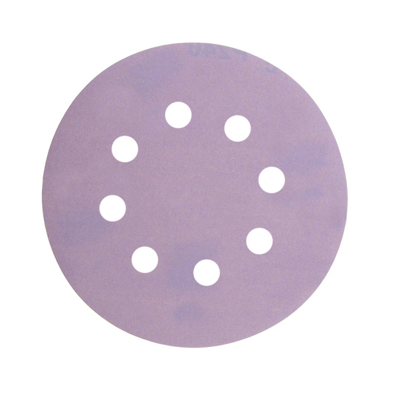 D=125мм, 740 Абразивные круги SMIRDEX Ceramic Velcro Discs, 8 отверстий