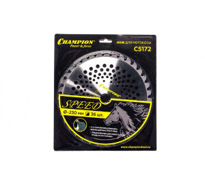 Нож с зубцами из твердого сплава Speed (230х25,4 мм) Champion (C5172)