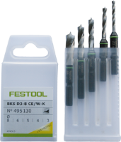 Кассета со свёрлами Festool BKS D 3-8 CE/W-K 495130