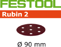 Шлифовальные круги Festool Rubin 2 STF D90/6 P40 RU2/50 499077
