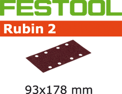 Шлифовальные листы Festool Rubin 2 STF 93X178/8 P100 RU2/50 499064