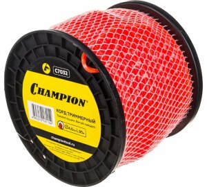 Корд триммерный Square Twist (4.0 мм; 95 м; витой квадрат) CHAMPION (C7032)