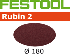 Шлифовальные круги Festool Rubin 2 STF D180/0 P80 RU2/50 499127