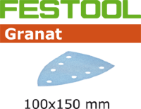 Шлифовальные листы Festool Granat STF DELTA/7 P180 GR/10 497134