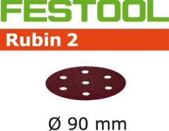 Шлифовальные круги Festool Rubin 2 STF D90/6 P180 RU2/50 499083