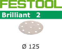 Шлифовальные круги Festool Brilliant 2 STF D125/8 P120 BR2/100 492947