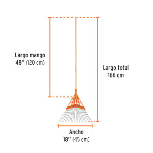 Грабли веерные Truper (14332)