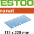 Шлифовальные листы Festool Granat STF 115X228 P400 GR/100 498954