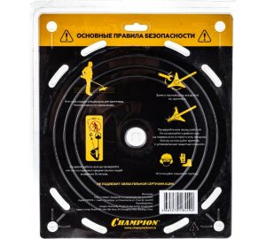 Нож с зубцами из твердого сплава Super Light (255х25,4 мм) Champion (C5205)