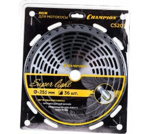 Нож с зубцами из твердого сплава Super Light (255х25,4 мм) Champion (C5205)