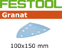 Шлифовальные листы Festool Granat STF DELTA/7 P400 GR/100 497144
