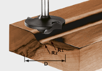 Фреза профильная HW S8 D42/13/R6+12 Festool 491137