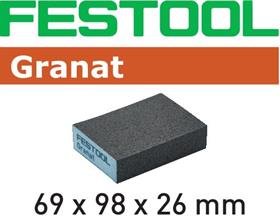 Губка шлифовальная Festool Granat 69x98x26 P120 GR/6 201082