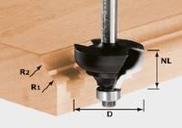 Фреза многопрофильная Festool HW S8 D36,7/R6/R6 491031