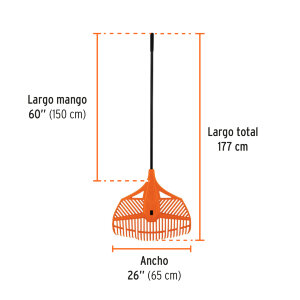 Грабли веерные Truper (19881)