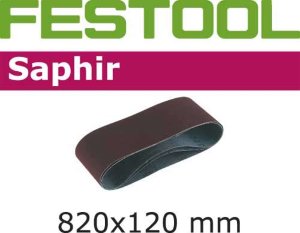 Шлифовальная лента Festool 820x120-P80-SA/10 Saphir 488082