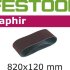 Шлифовальная лента Festool 820x120-P80-SA/10 Saphir 488082