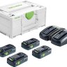 Оснастка энергоснабжения 18В, в конт. Sys3, компл. SYS 18V 4x4,0/TCL6DUO (577104) 