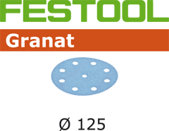 Шлифовальные круги Festool Granat STF D125/8 P40 GR/10 497145