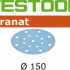 Шлифовальные круги Festool Granat STF D150/8 P360 GR/100 496986