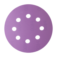 Шлифовальный диск Р40 HANKO PURPLE PAPER PP627 (125 мм, 8 отверстий) Шлифовальный диск Р40 HANKO PURPLE PAPER PP627 (125 мм, 8 отверстий)