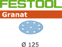 Шлифовальные круги Festool Granat STF D125/8 P60 GR/50 497166