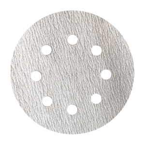 Шлифовальный диск Р100 HANKO WHITE PAPER AC627 (125 мм, 8 отверстий) 