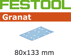 Шлифовальные листы Festool Granat STF 80x133 P280 GR/100 497204