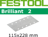 Шлифовальные листы Festool Brilliant 2 STF 115x228 P150 BR2/100 492827