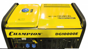 Дизельный генератор Champion DG10000E