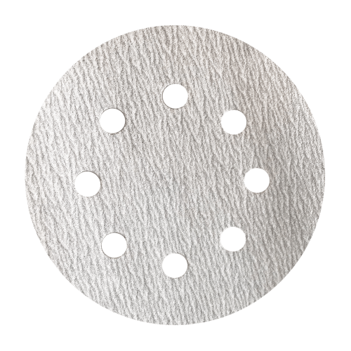 Шлифовальный диск Р180 HANKO WHITE PAPER AC627 (125 мм, 8 отверстий)  