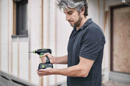 Аккумуляторная дрель-шуруповёрт Festool T 18+3 HPC 4,0 I-Plus (комплект с 1 акб)