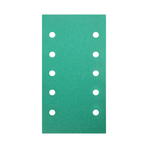 Шлифовальные полосы Р180 HANKO DC341 Film Green (115 x 230 мм, 10 отверстий)