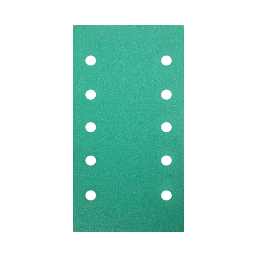 Шлифовальные полосы Р400 HANKO DC341 Film Green (115 x 230 мм, 10 отверстий) 