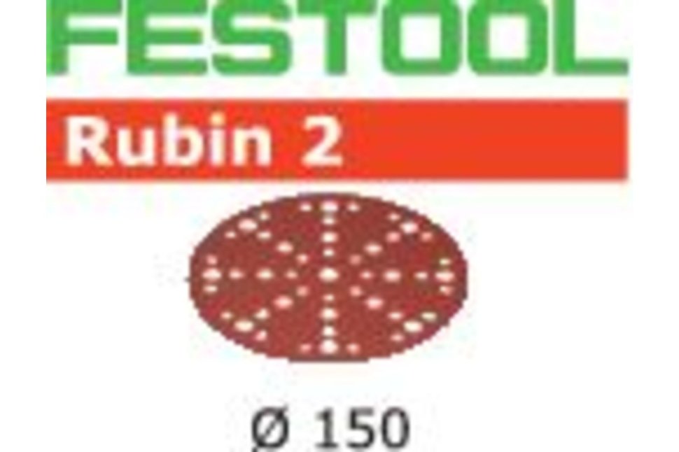 Шлифовальные круги Festool Rubin 2 STF D150/48 P180 RU2/10 575184