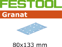 Шлифовальные листы Festool Granat STF 80x133 P40 GR/10 497127