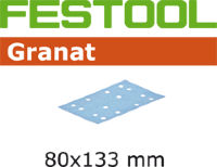 Шлифовальные листы Festool Granat STF 80x133 P40 GR50 497117